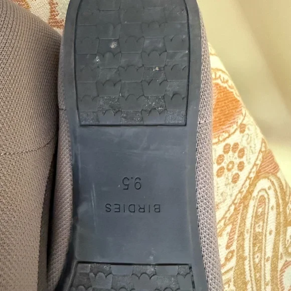 Birdies “The Blackbird” Knit Slip On Pointed Toe Washable Flats Taupe Sz9.5 - Picture 6 of 8